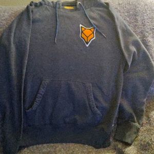 Blue, women or mens, Prince & Fox, hoodie.